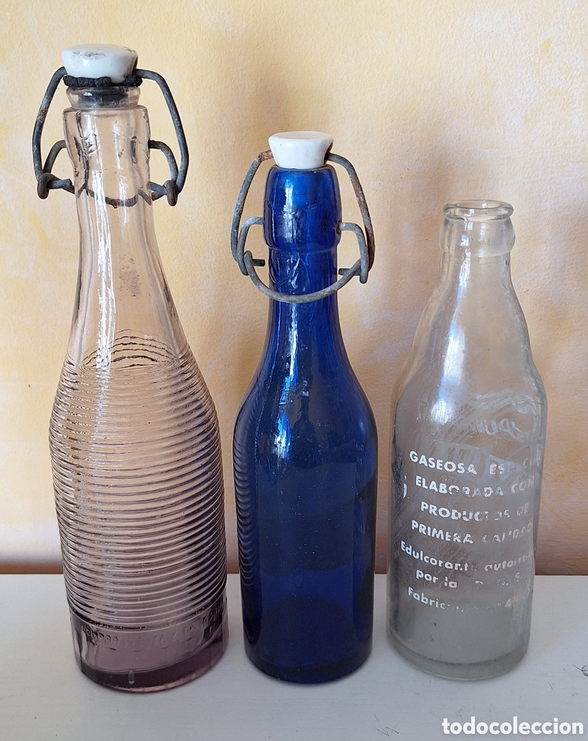 Botellas antiguas: Gran Lote de 32 Botellas Antiguas Variadas - Foto 16