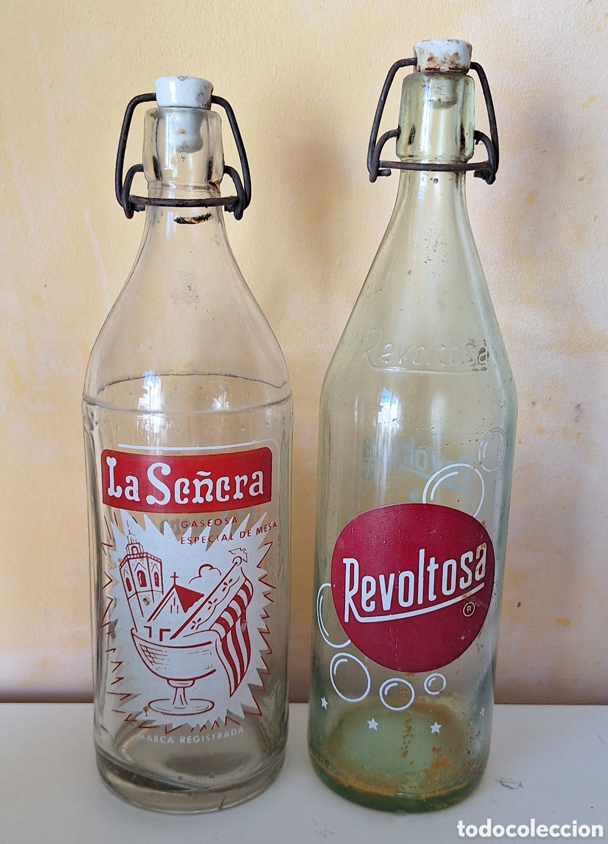 Botellas antiguas: Gran Lote de 32 Botellas Antiguas Variadas - Foto 17