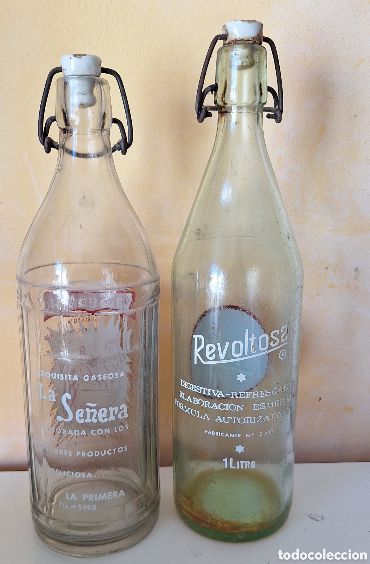 Botellas antiguas: Gran Lote de 32 Botellas Antiguas Variadas - Foto 18