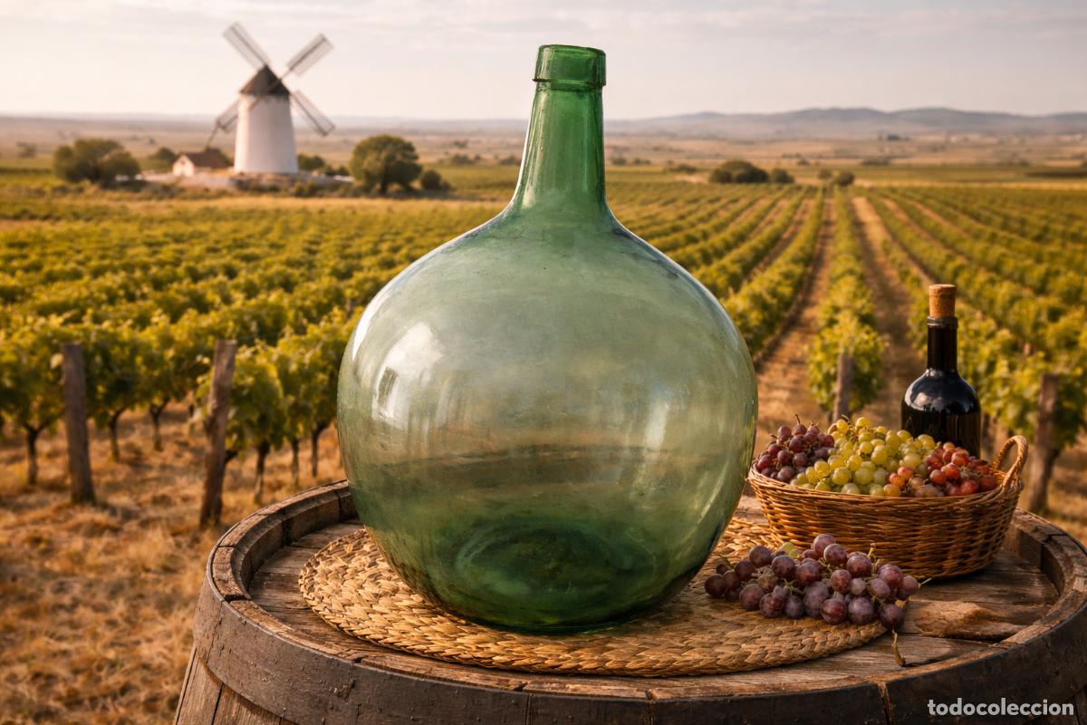 Botellas antiguas: DAMAJUANA fabricante VIRESA - Foto 1