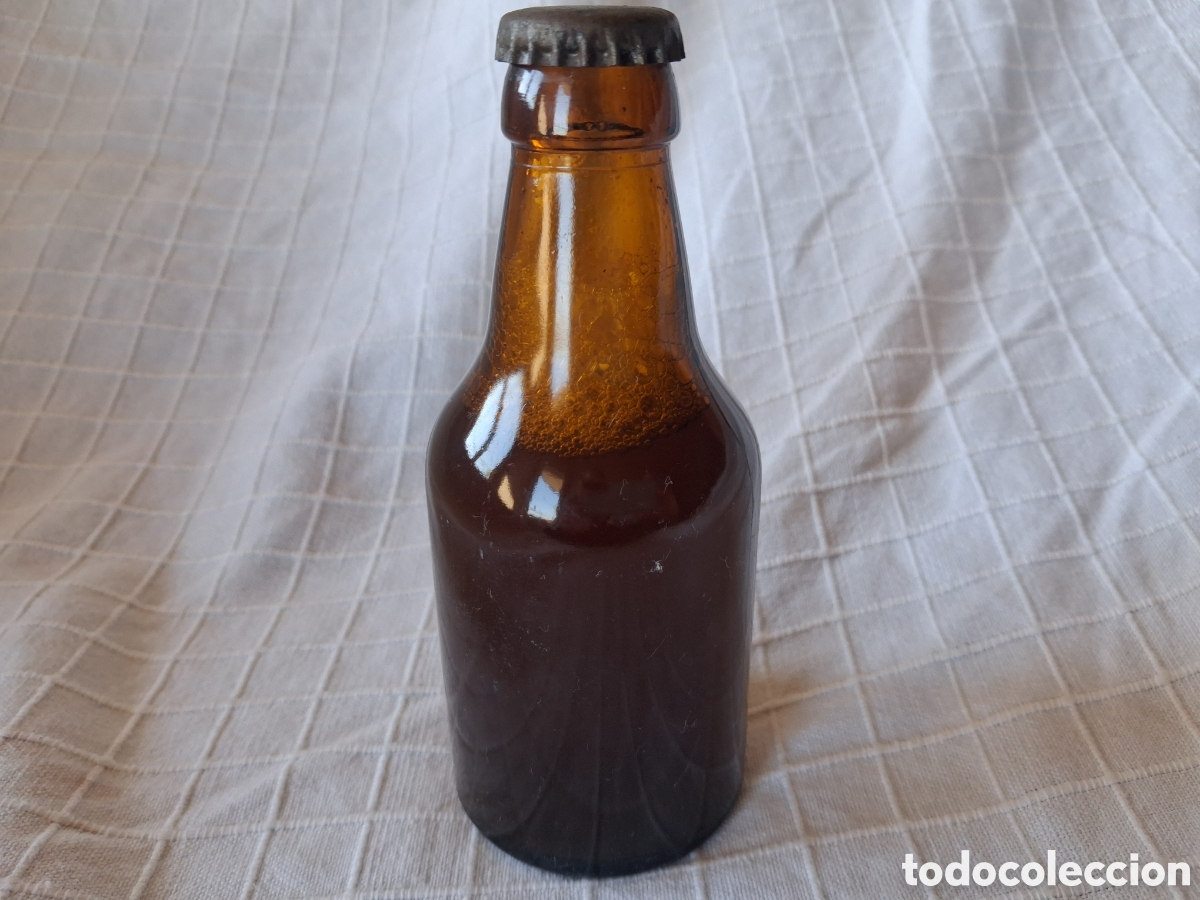 Botellas antiguas: Botella de cerveza el alcazar - Foto 3
