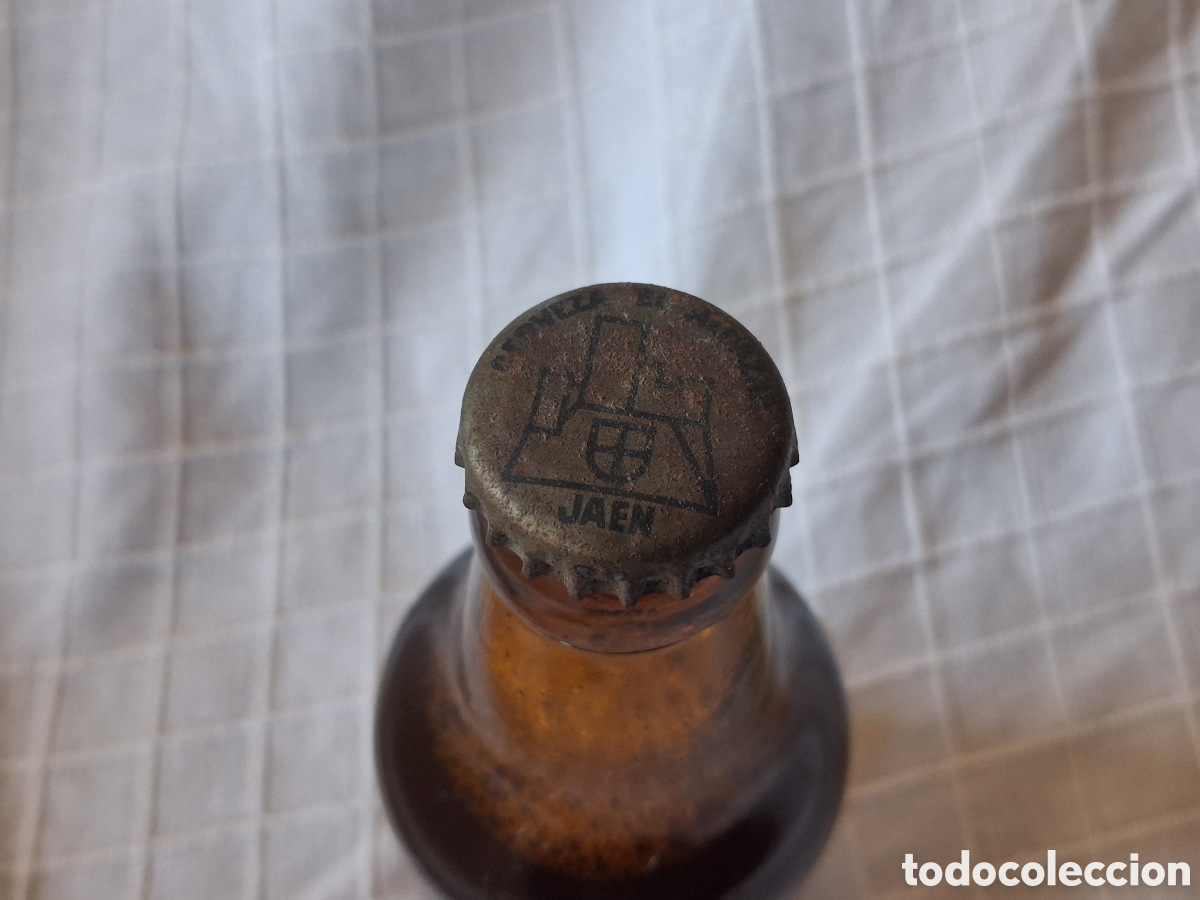 Botellas antiguas: Botella de cerveza el alcazar - Foto 4