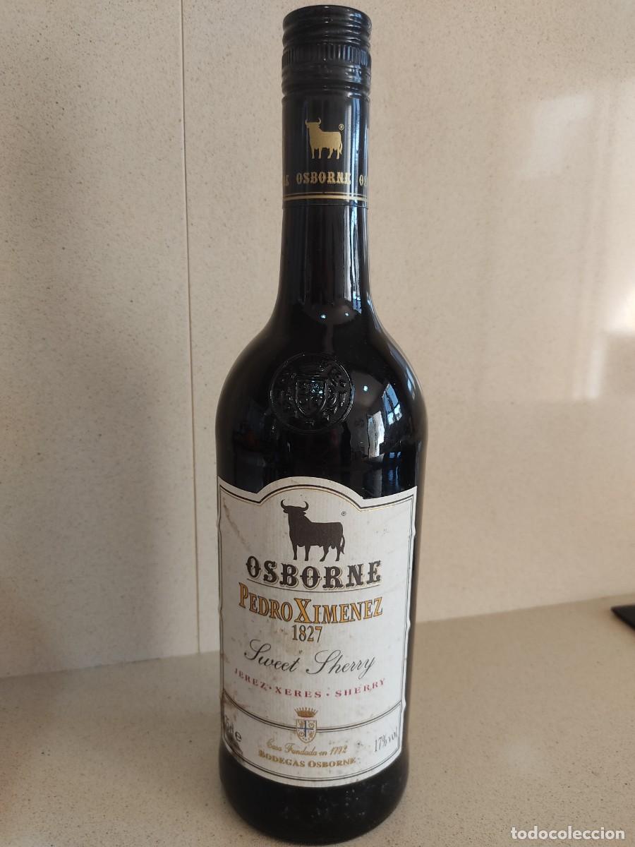 Botellas antiguas: Botella de vino Osborne - Foto 1