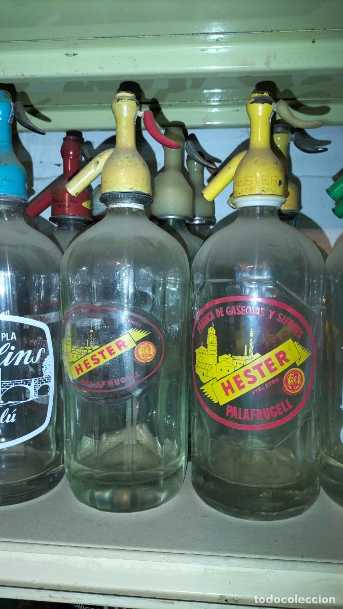 Botellas antiguas: Sif&oacute;n Hester (Palafruguell) - Foto 1