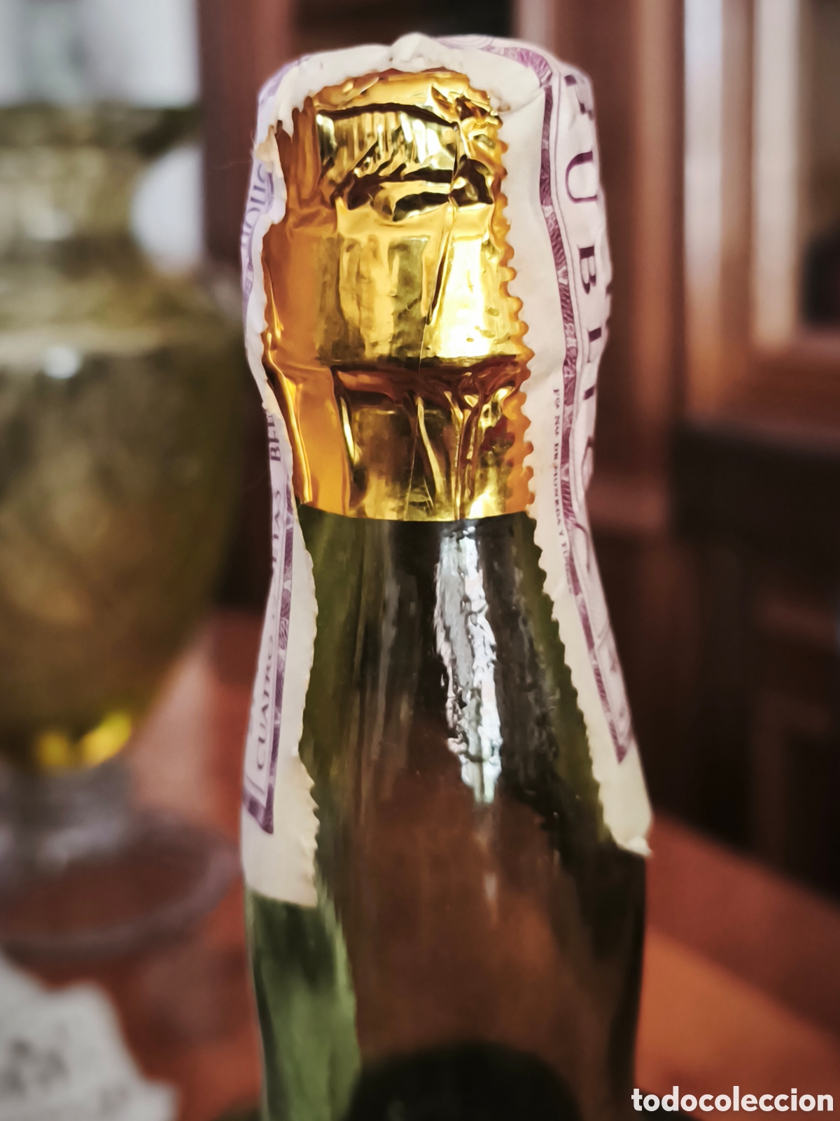 Botellas antiguas: Licor Espronceda menta - Foto 4
