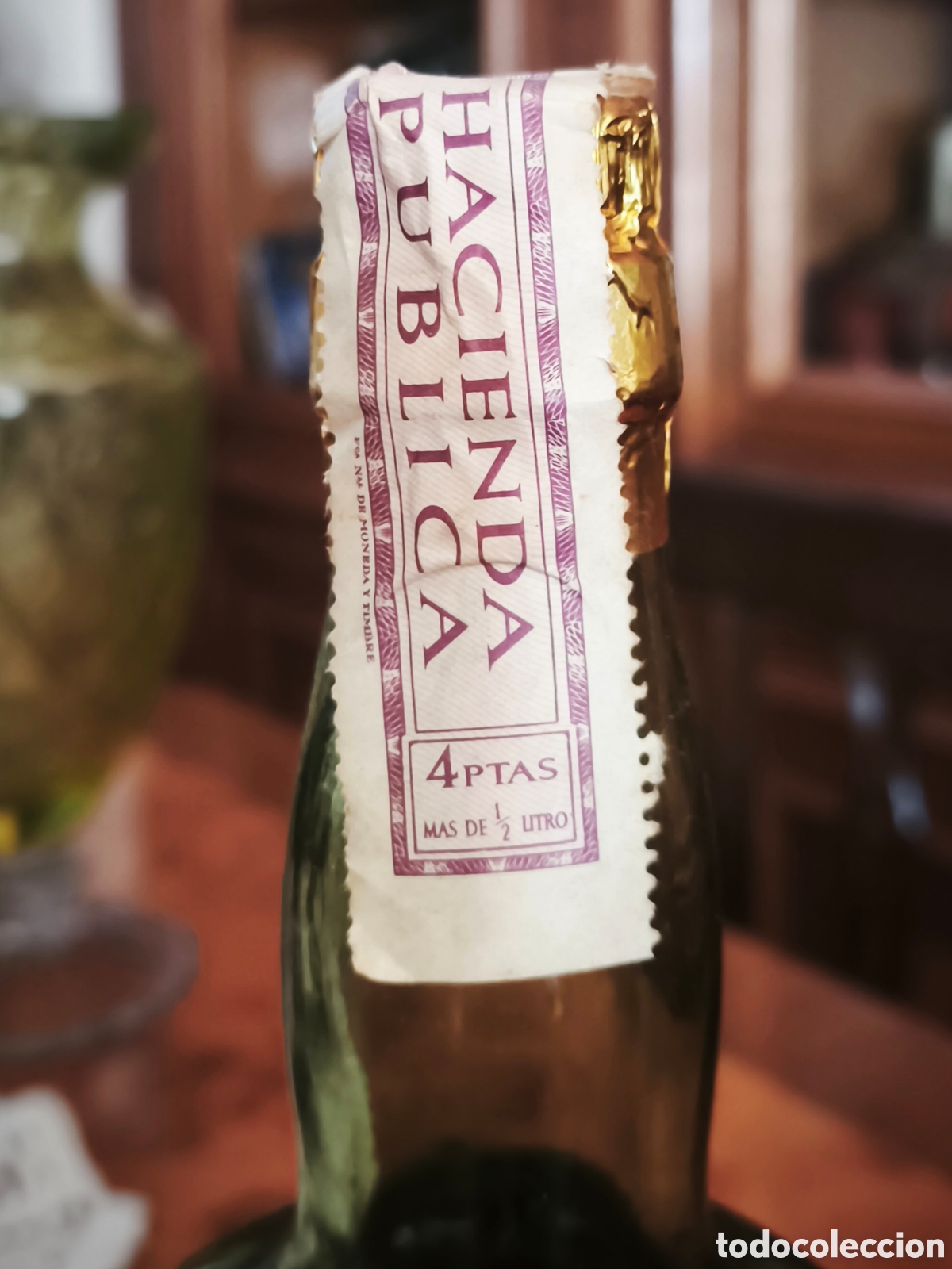 Botellas antiguas: Licor Espronceda menta - Foto 5