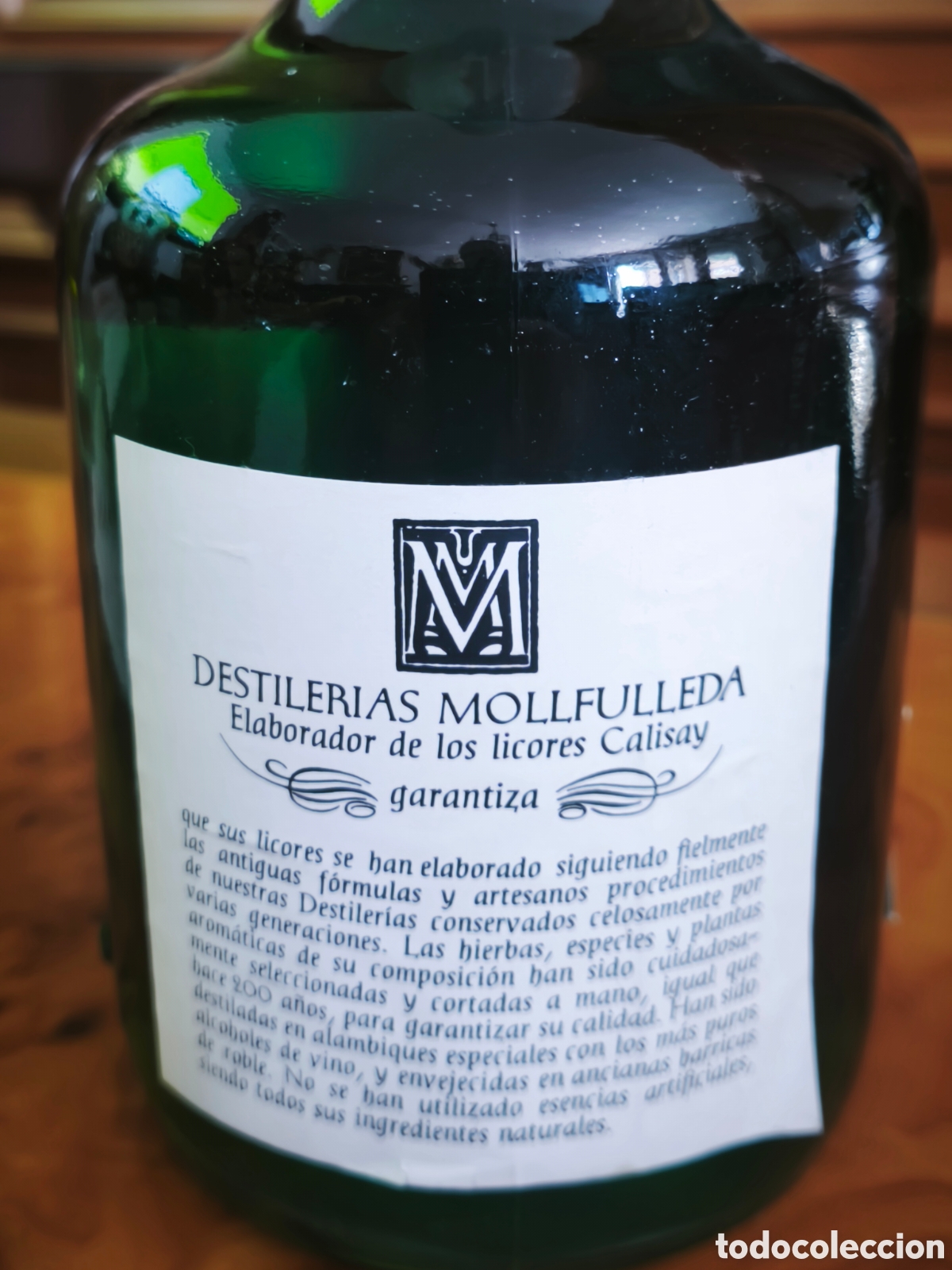 Botellas antiguas: Peppermint Calisay (licor de menta) - Foto 6