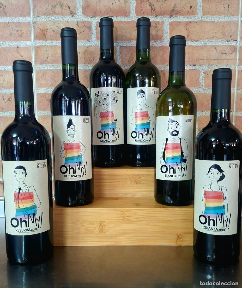 Botellas antiguas: 6 #BOTELLAS DE #VINO &rdquo;OH MY!&rdquo; EDICI&Oacute;N HIST&Oacute;RICA #LGTBI &rdquo;SALIDA DEL ARMARIO&rdquo;