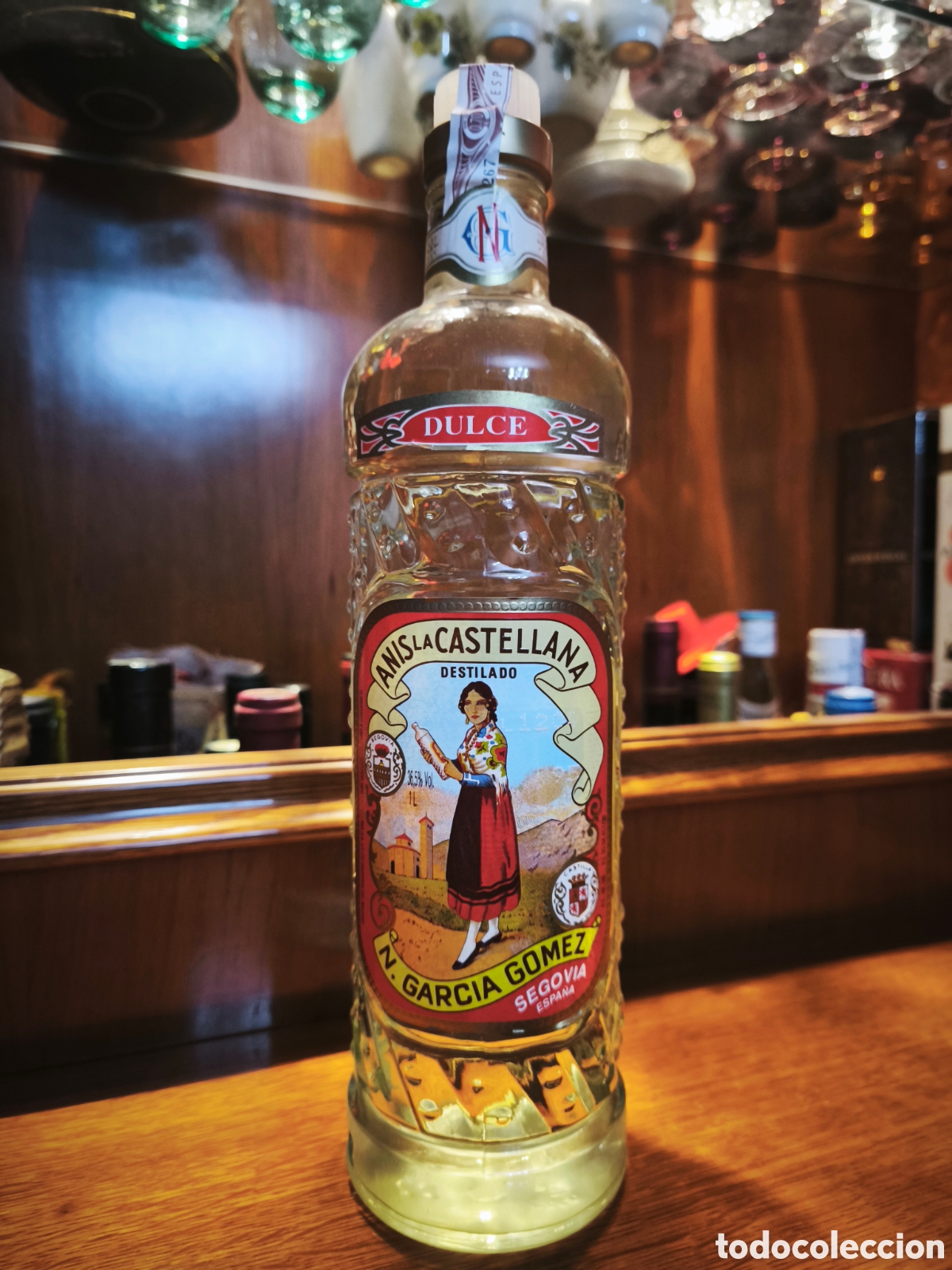 Botellas antiguas: An&iacute;s la castellana dulce - Foto 1