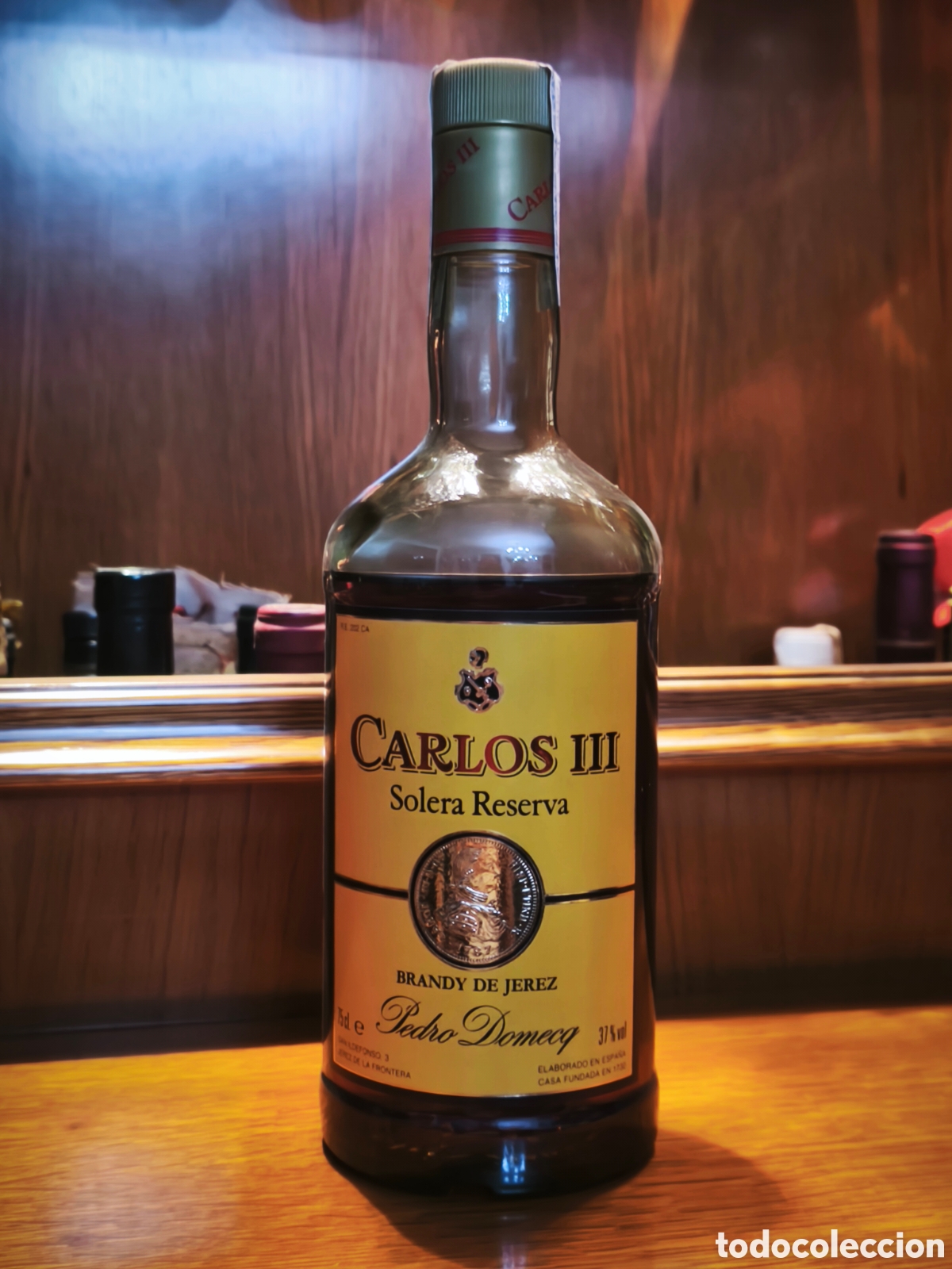 Botellas antiguas: Carlos III Solera Reserva
