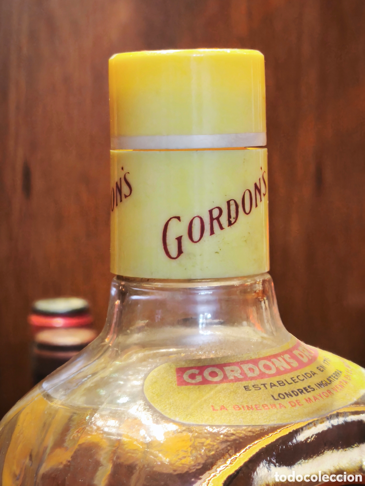 Botellas antiguas: Gordons Distilled Dry Gyn - Foto 6