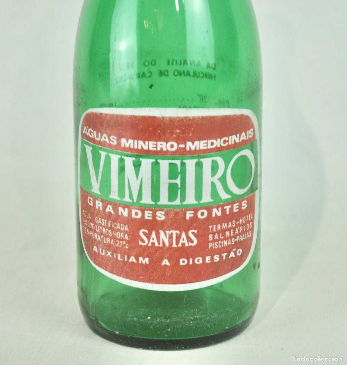 Botellas antiguas: Botella de agua Vimeiro 1 litro - Foto 3