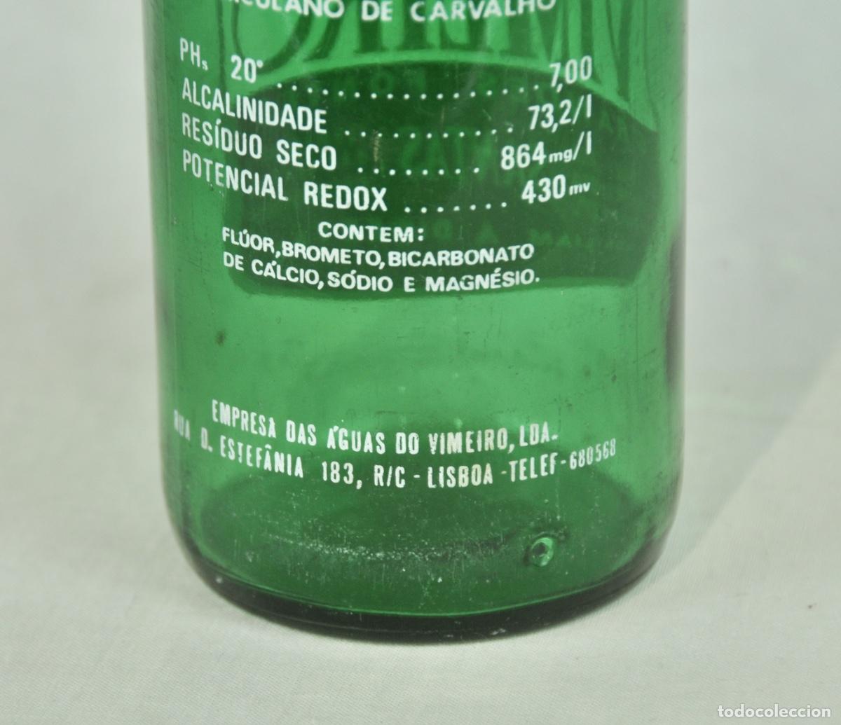 Botellas antiguas: Botella de agua Vimeiro 1 litro - Foto 2
