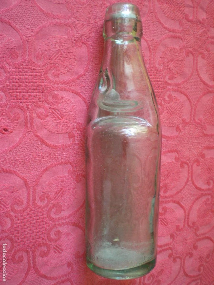 Botellas antiguas: ANTIGUA BOTELLA GASEOSA DE BOLA. JUAN VILELLA. BARCELONA.