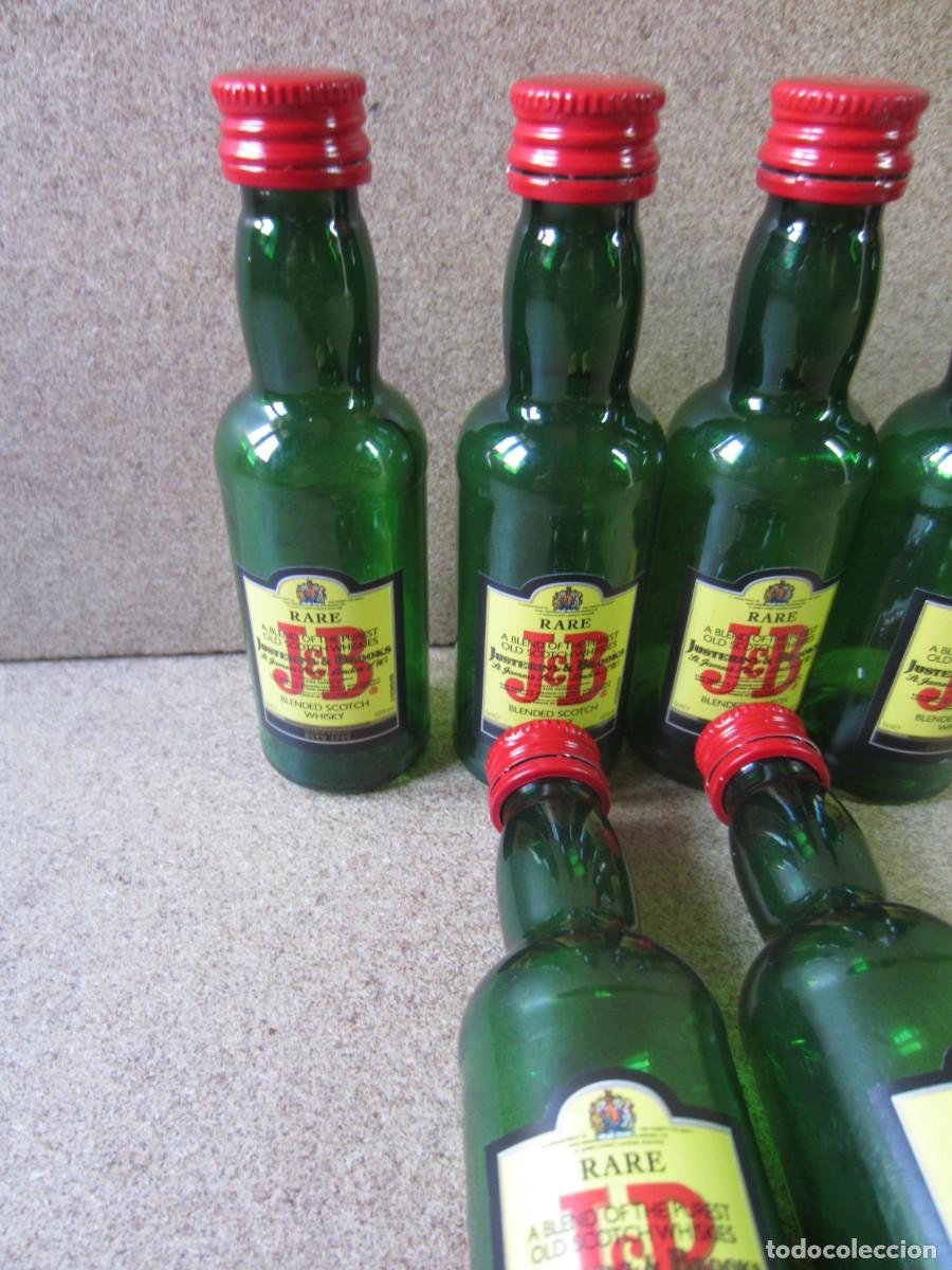 Botellas antiguas: Lote 6 Botellines Mini JB de Plastico - Foto 3