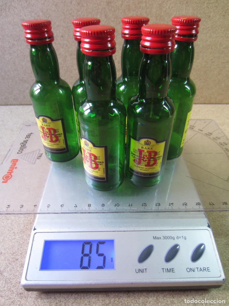 Botellas antiguas: Lote 6 Botellines Mini JB de Plastico - Foto 10