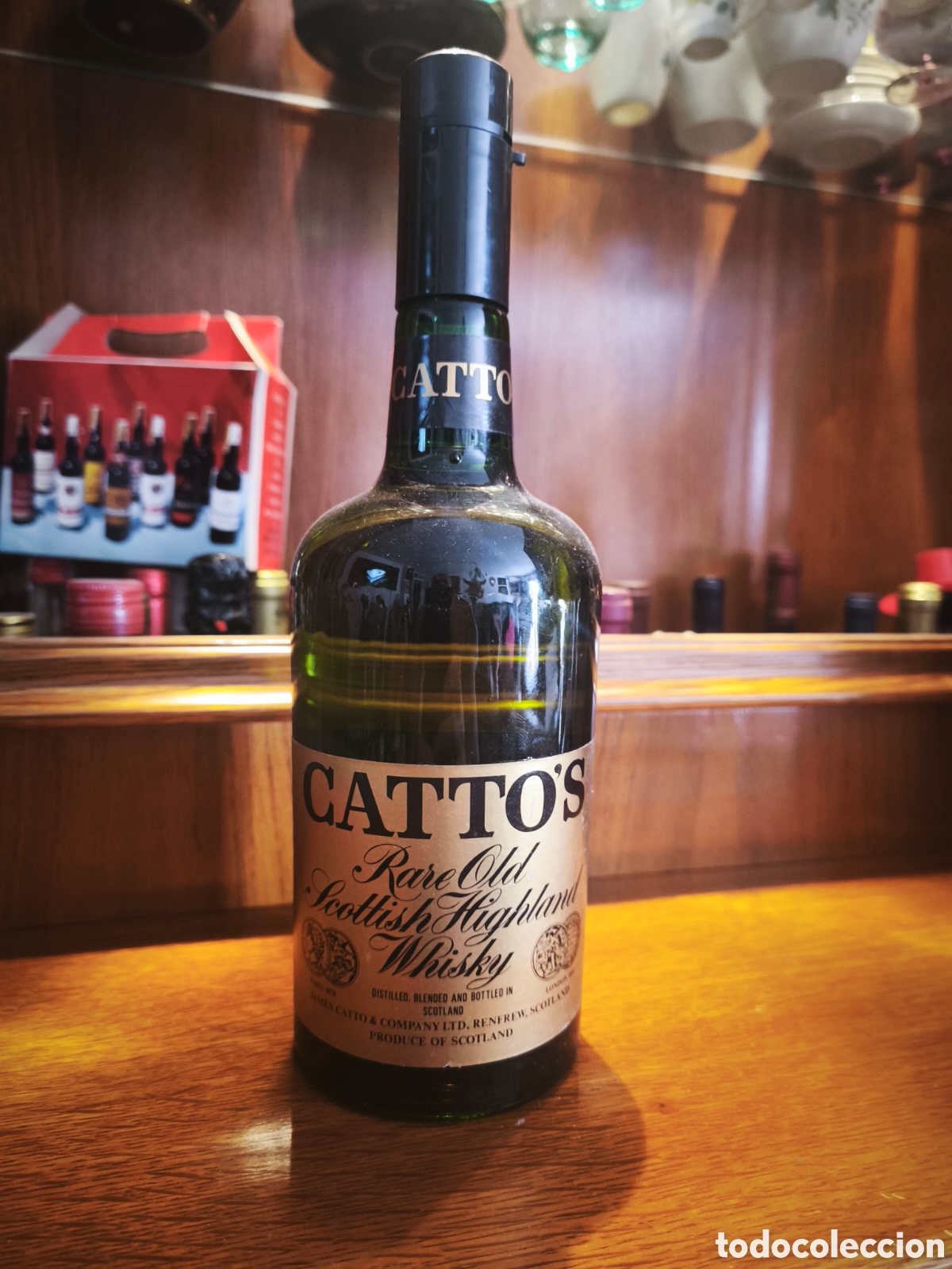Botellas antiguas: Catto's Rare Old Scottish Highland wisky