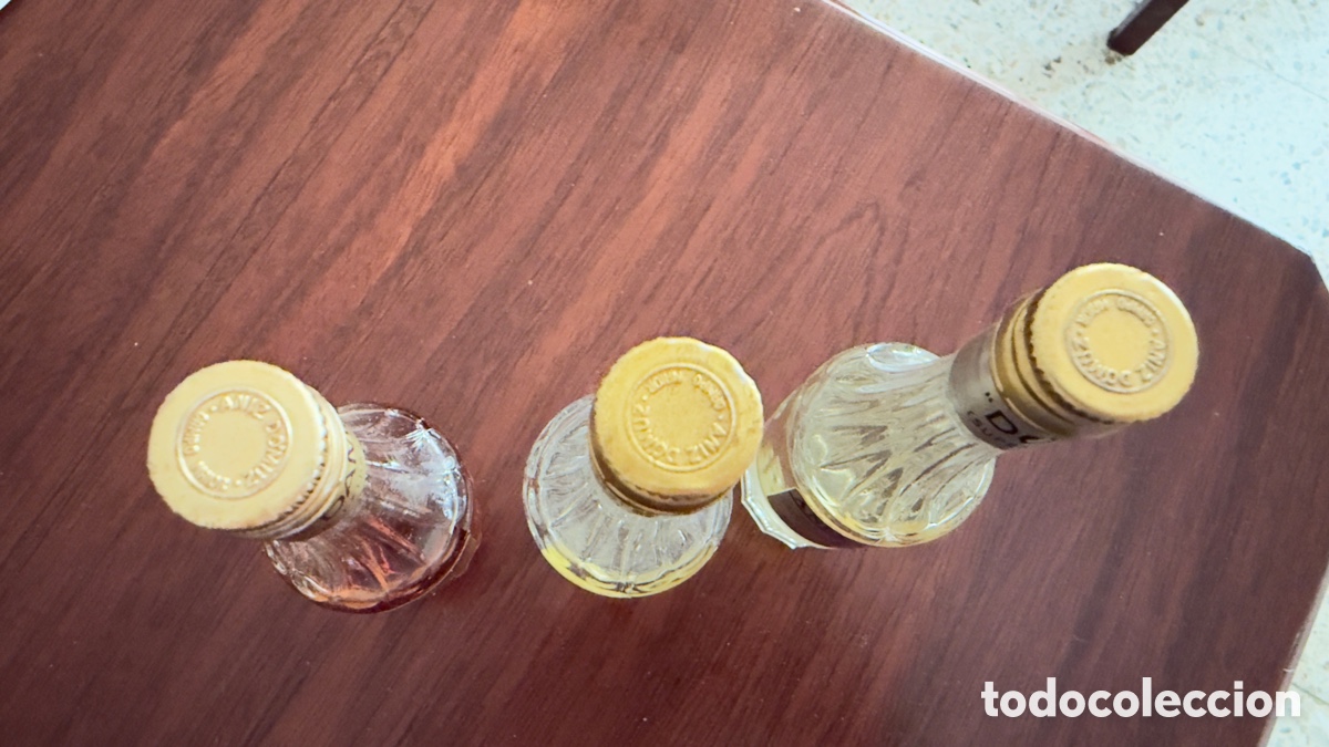 Botellas antiguas: Botellines licor An&iacute;s - Foto 2