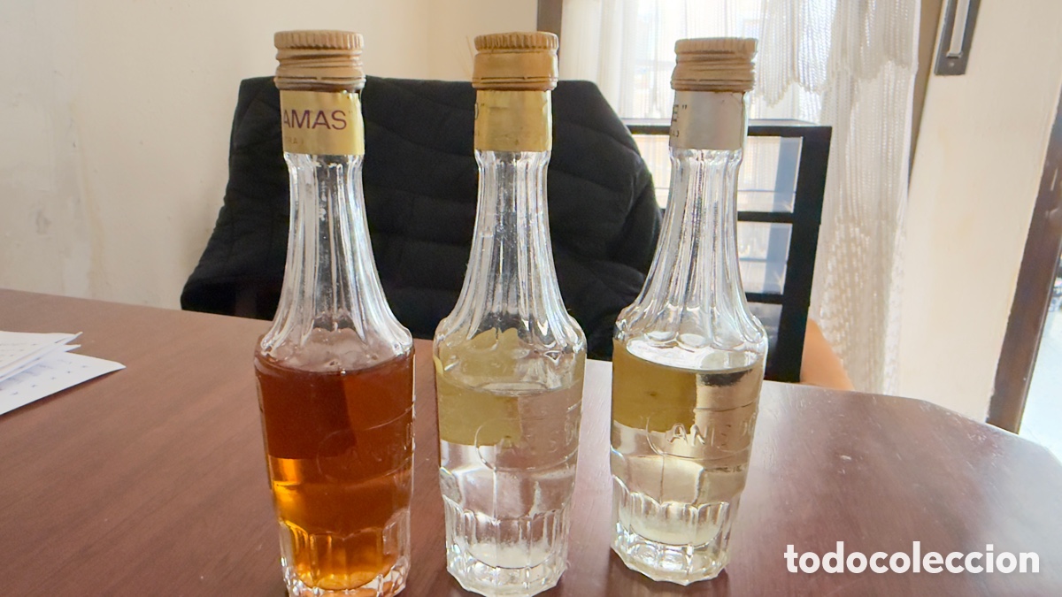 Botellas antiguas: Botellines licor An&iacute;s - Foto 3