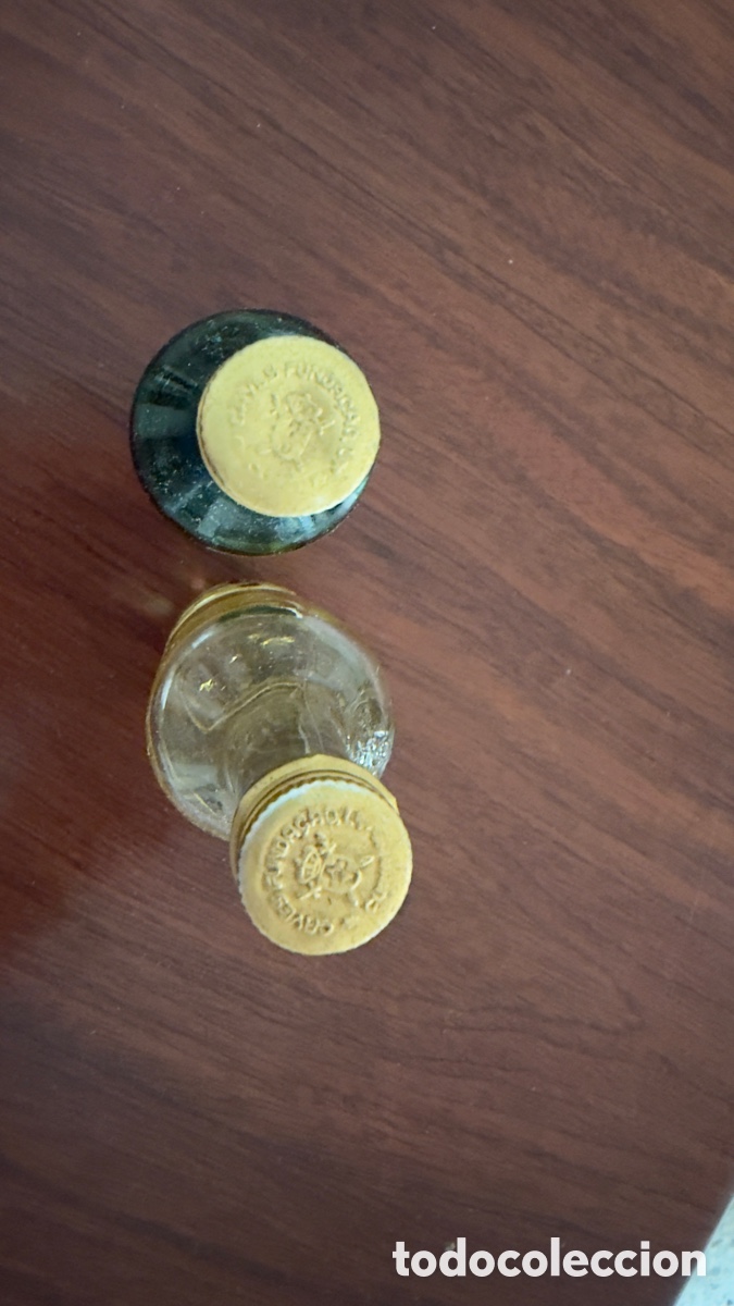 Botellas antiguas: Botellines licor brandy - Foto 3