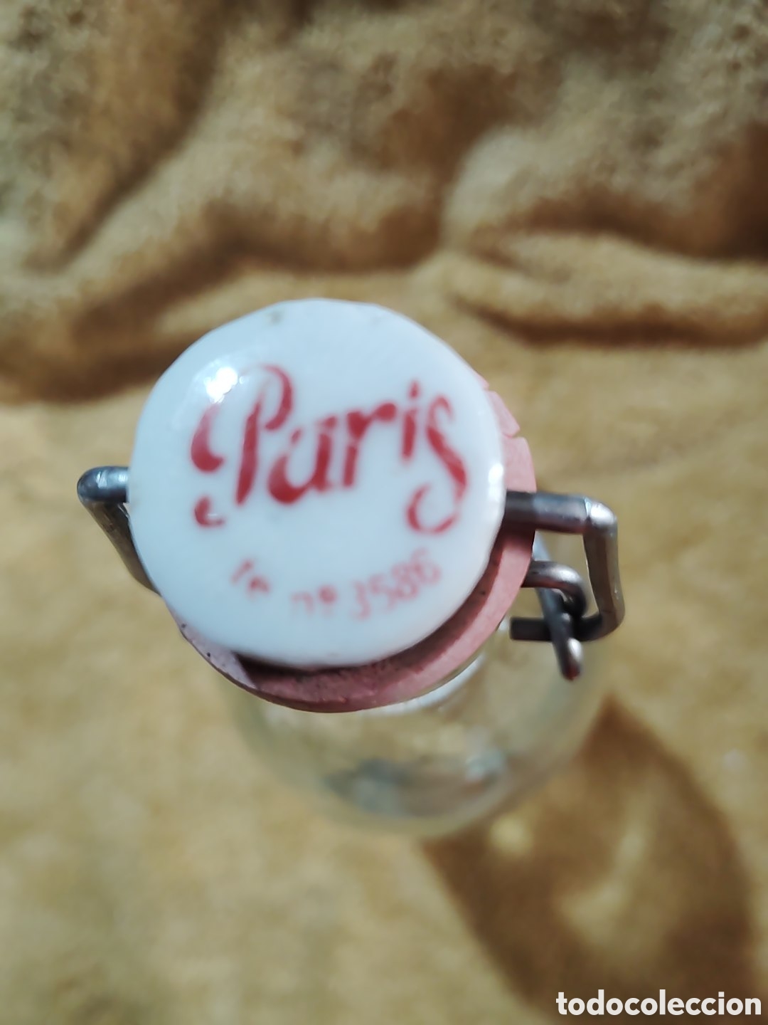 Botellas antiguas: J.J. PARIS. BOTELLA DE GASEOSA - Foto 4