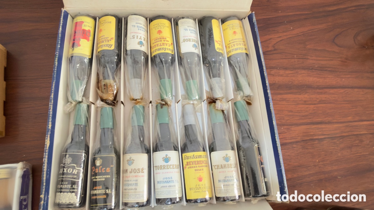 Botellas antiguas: Botellines de Bustamante