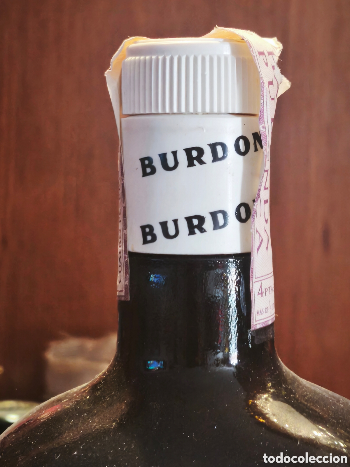 Botellas antiguas: Botella de Burdons Dry Gin - Foto 2