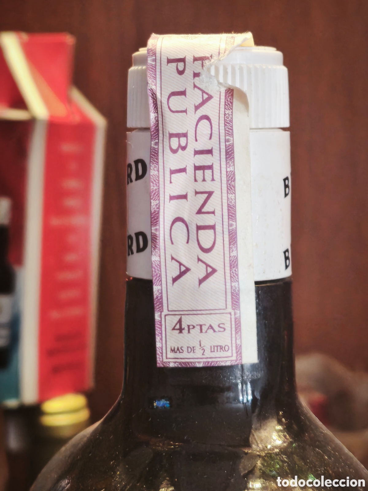 Botellas antiguas: Botella de Burdons Dry Gin - Foto 4