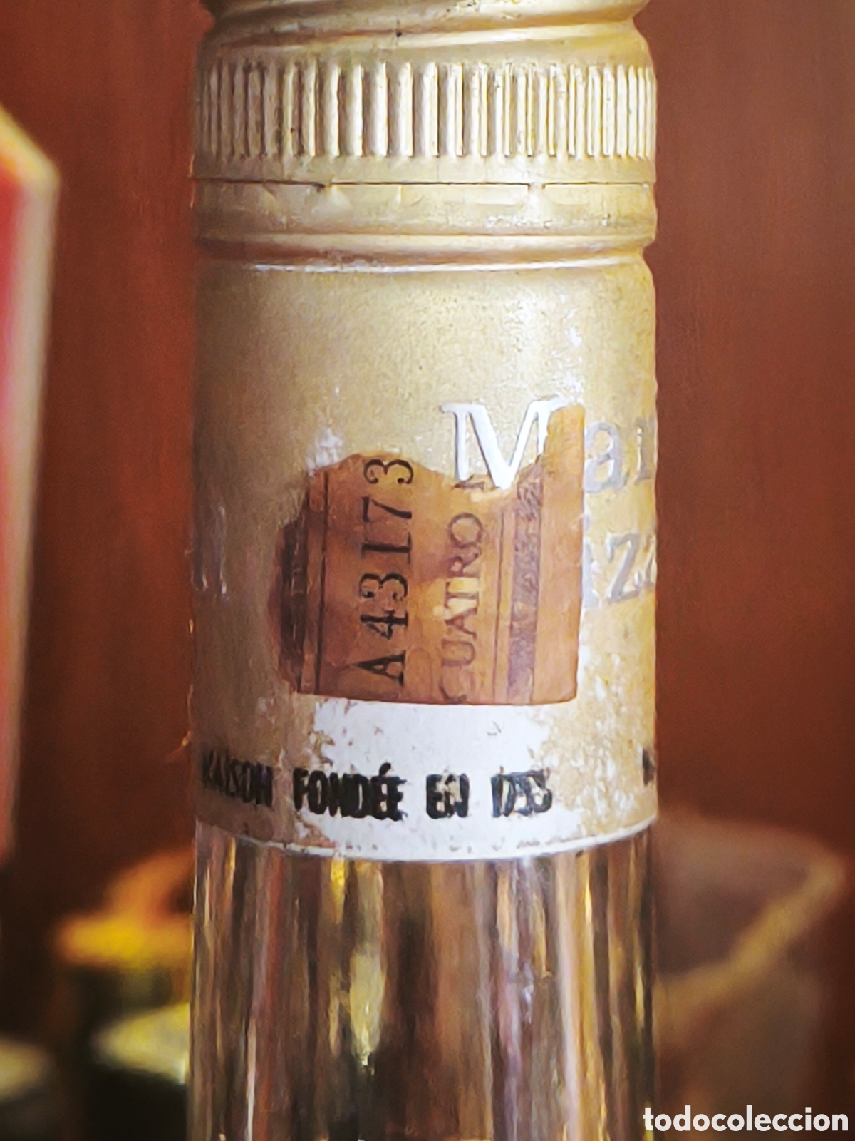 Botellas antiguas: Licor peppermint marca Marie Brizard - Foto 4