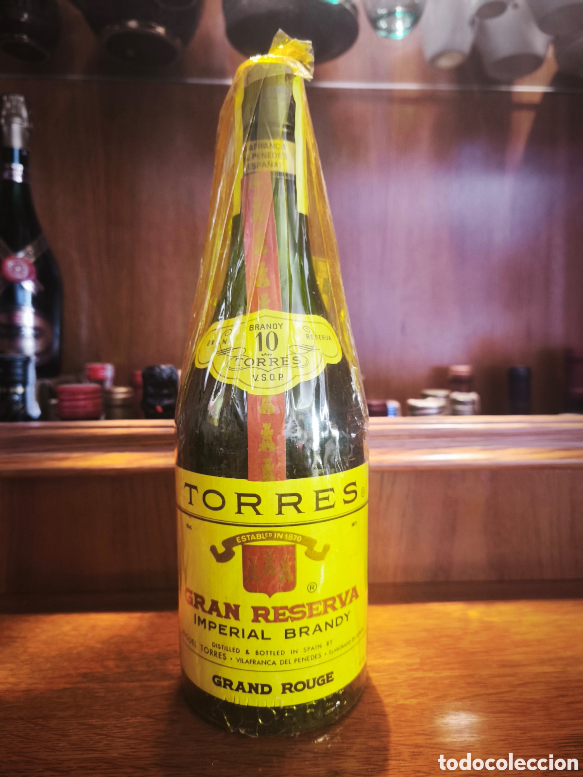Botellas antiguas: Torres 10 VSOP Gran Reserva Imperial Brandy