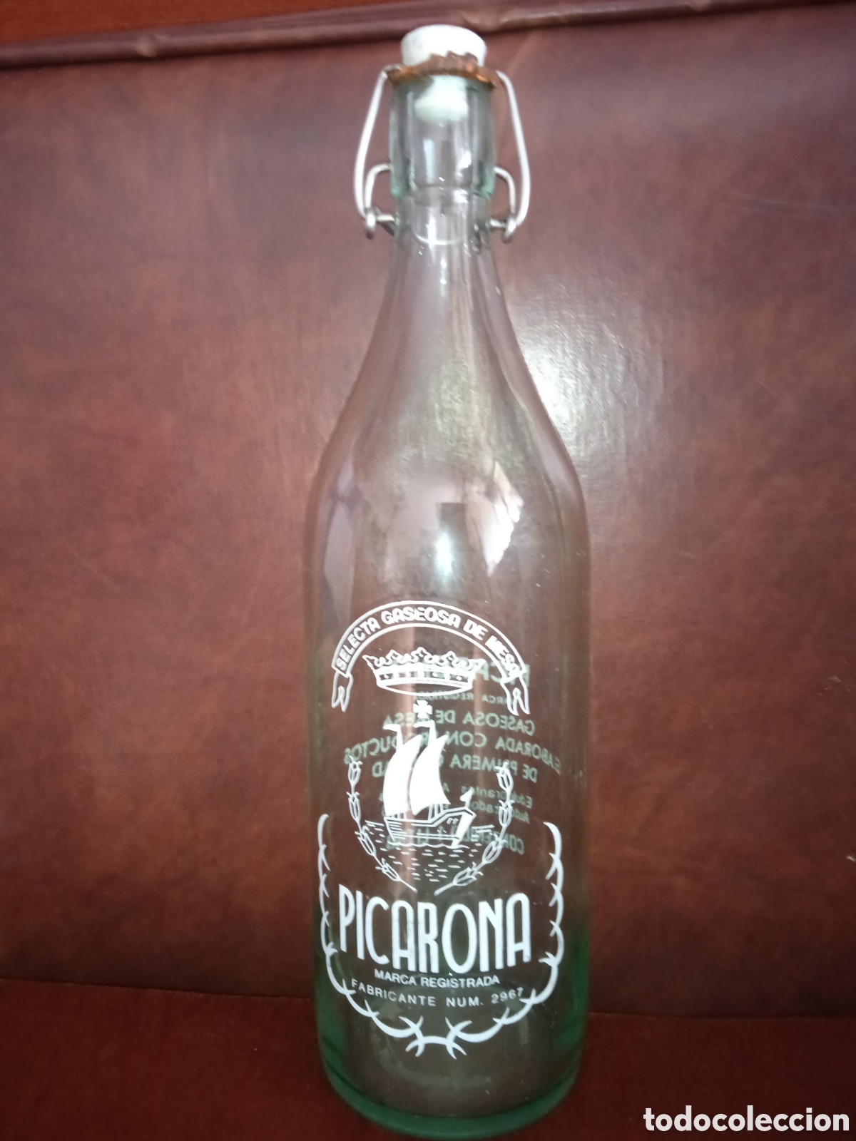Botellas antiguas: PICARONA Selecta Gaseosa