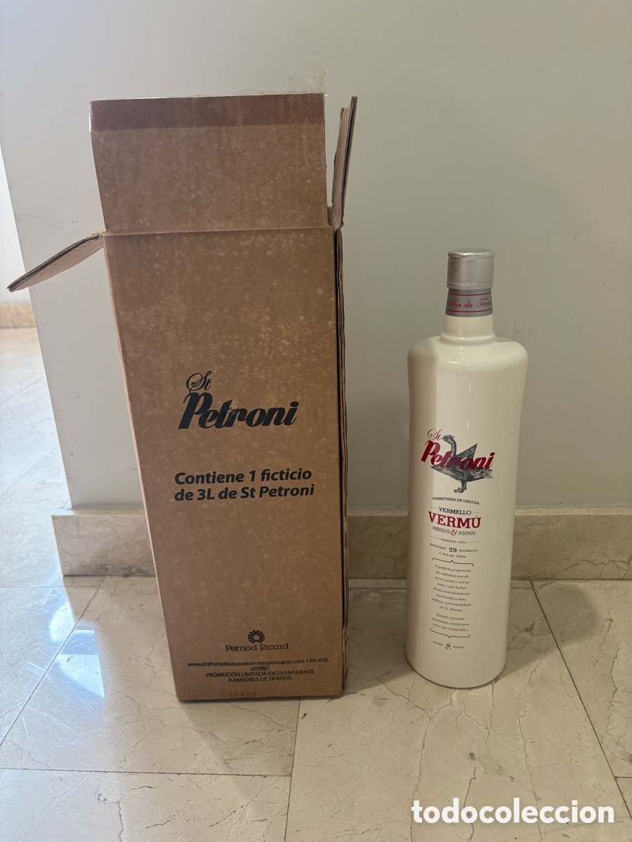 Botellas antiguas: BOTELLA FICTICIA 3 LITROS EXPOSICI&Oacute;N PRRRONI 46 cm de altura
