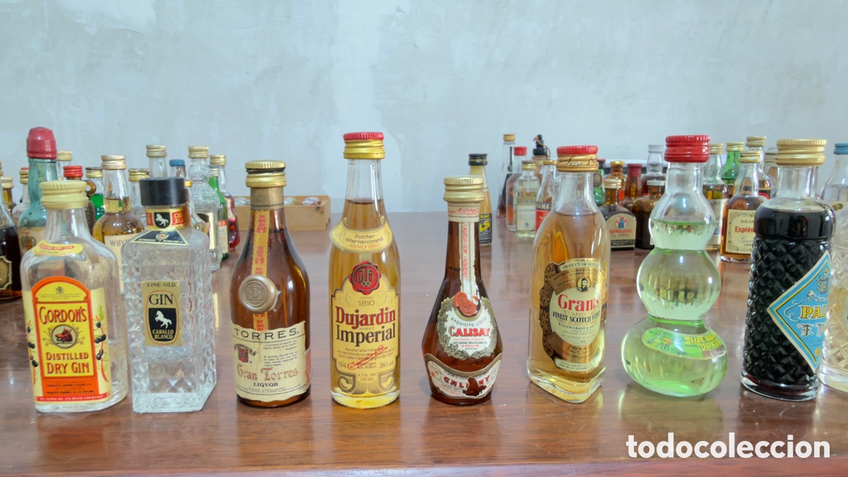 Botellas antiguas: Colecci&oacute;n botellines vintage - Foto 5