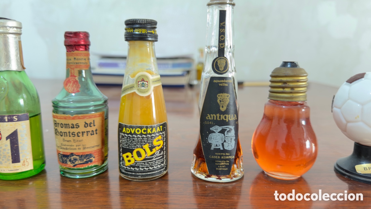 Botellas antiguas: Colecci&oacute;n botellines vintage - Foto 14
