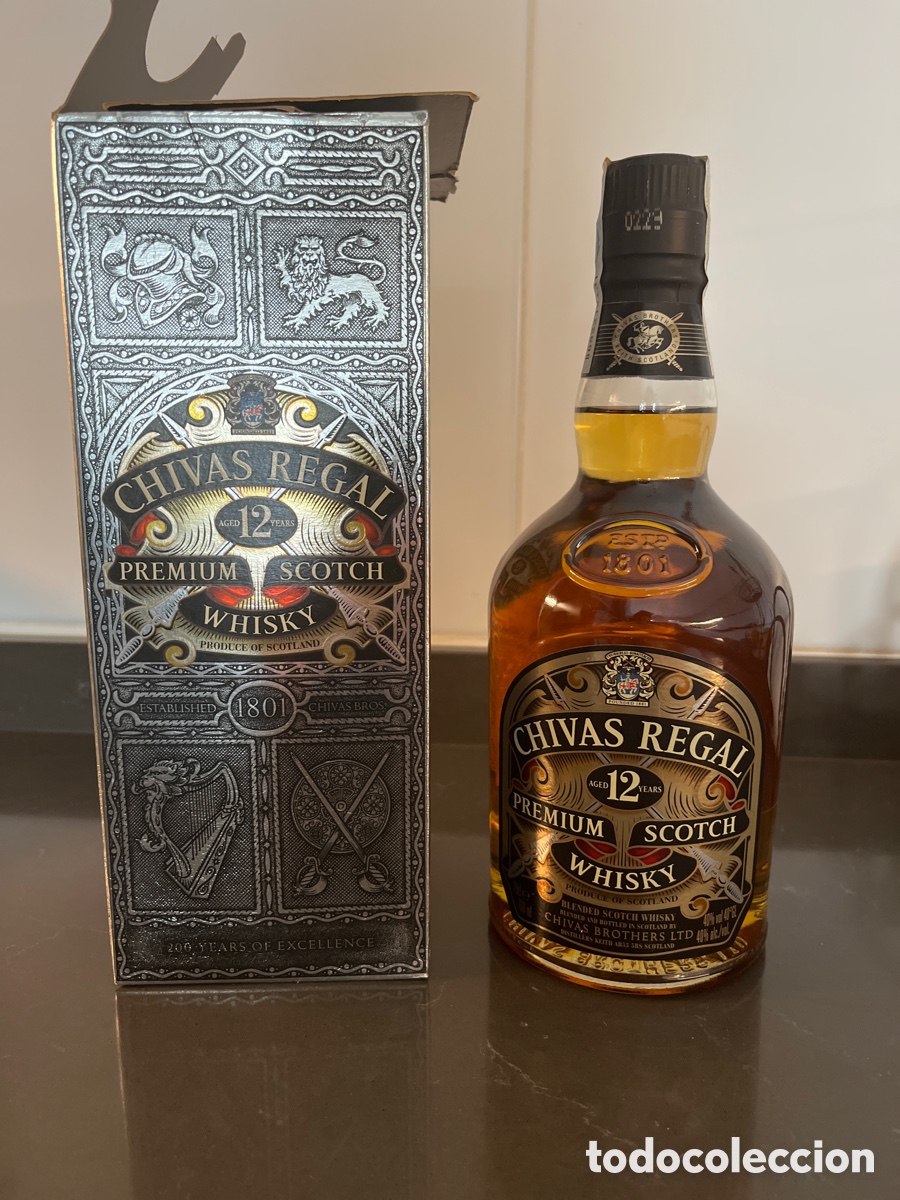 Botellas antiguas: Chivas Regal de los 90