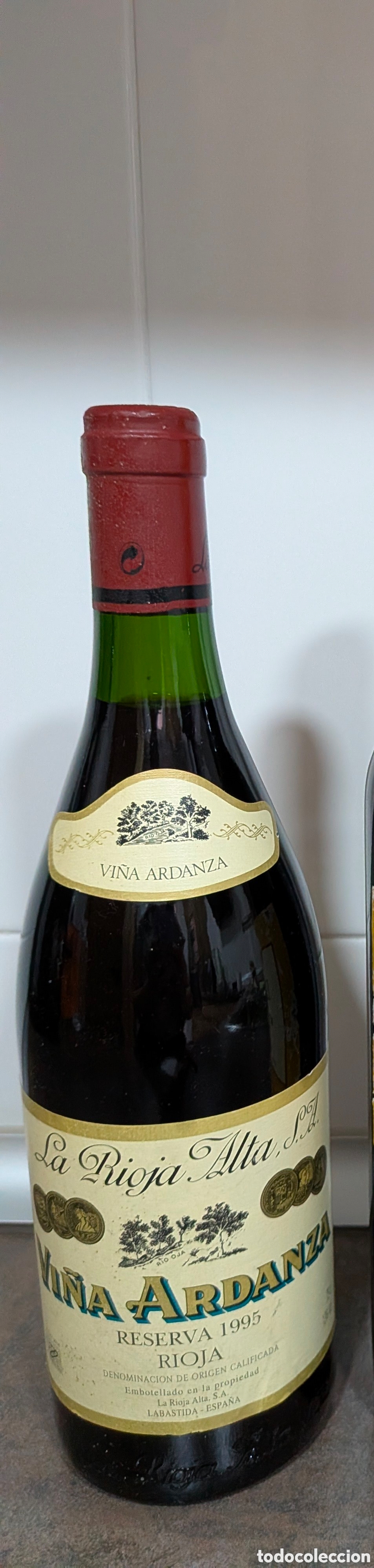 Botellas antiguas: Vi&ntilde;a Ardanza 1995 - Reserva - La Rioja Alta, S.A.