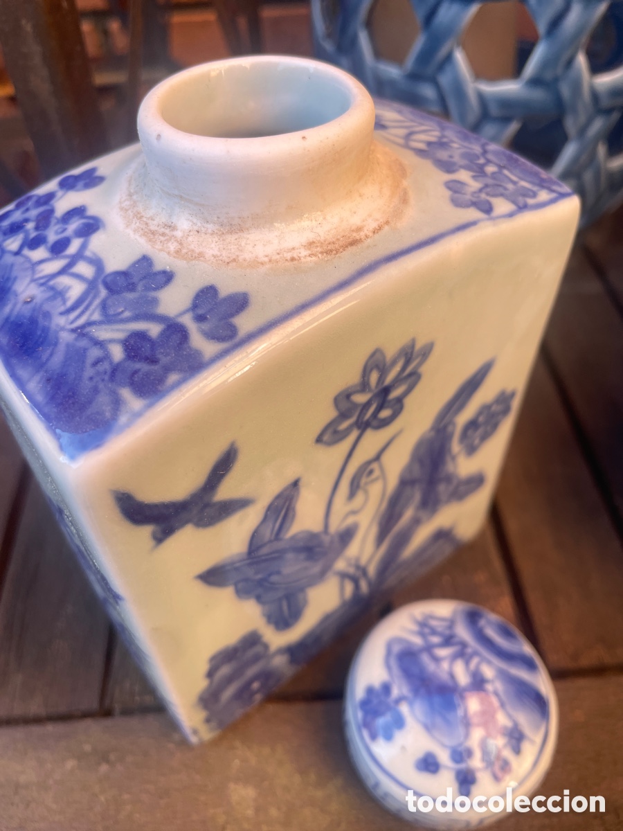 Botellas antiguas: Botella porcelana china - Foto 3