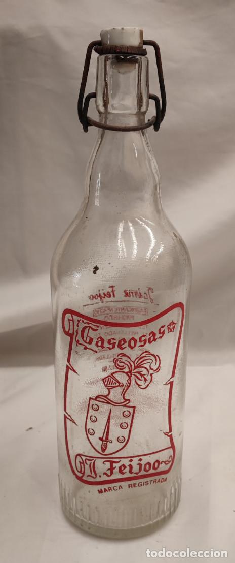 Botellas antiguas: ANTIGUA BOTELLA DE GASEOSAS J. FEIJOO, VIGO