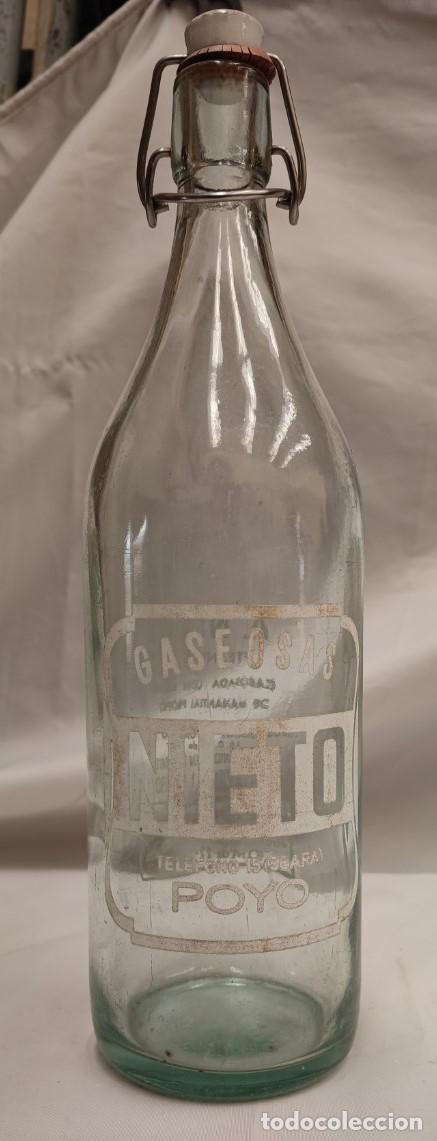 Botellas antiguas: ANTIGUA BOTELLA DE GASEOSAS A. NIETO, SEARA, POYO