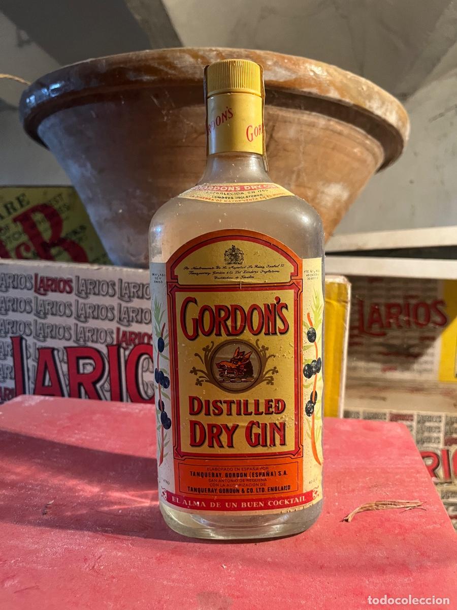 Botellas antiguas: Botella Ginebra Gordon&rsquo;s - Foto 1