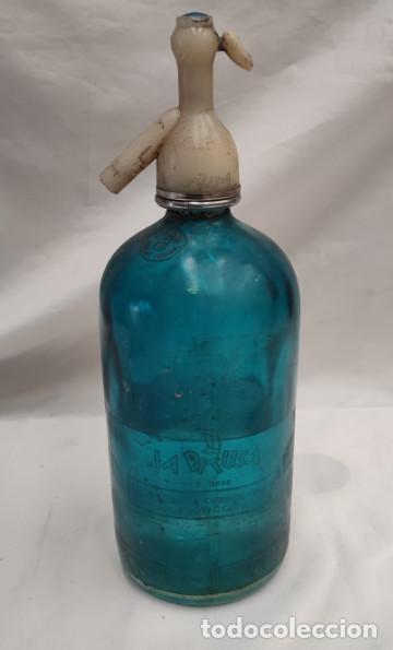 Botellas antiguas: ANTIGUA BOTELLA, SIFON DE LA PITUSA, PATENTE TORROJA ETERNA