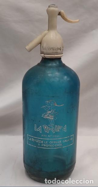 Botellas antiguas: ANTIGUA BOTELLA, SIFON DE LA PITUSA, 2&ordf; - Foto 1