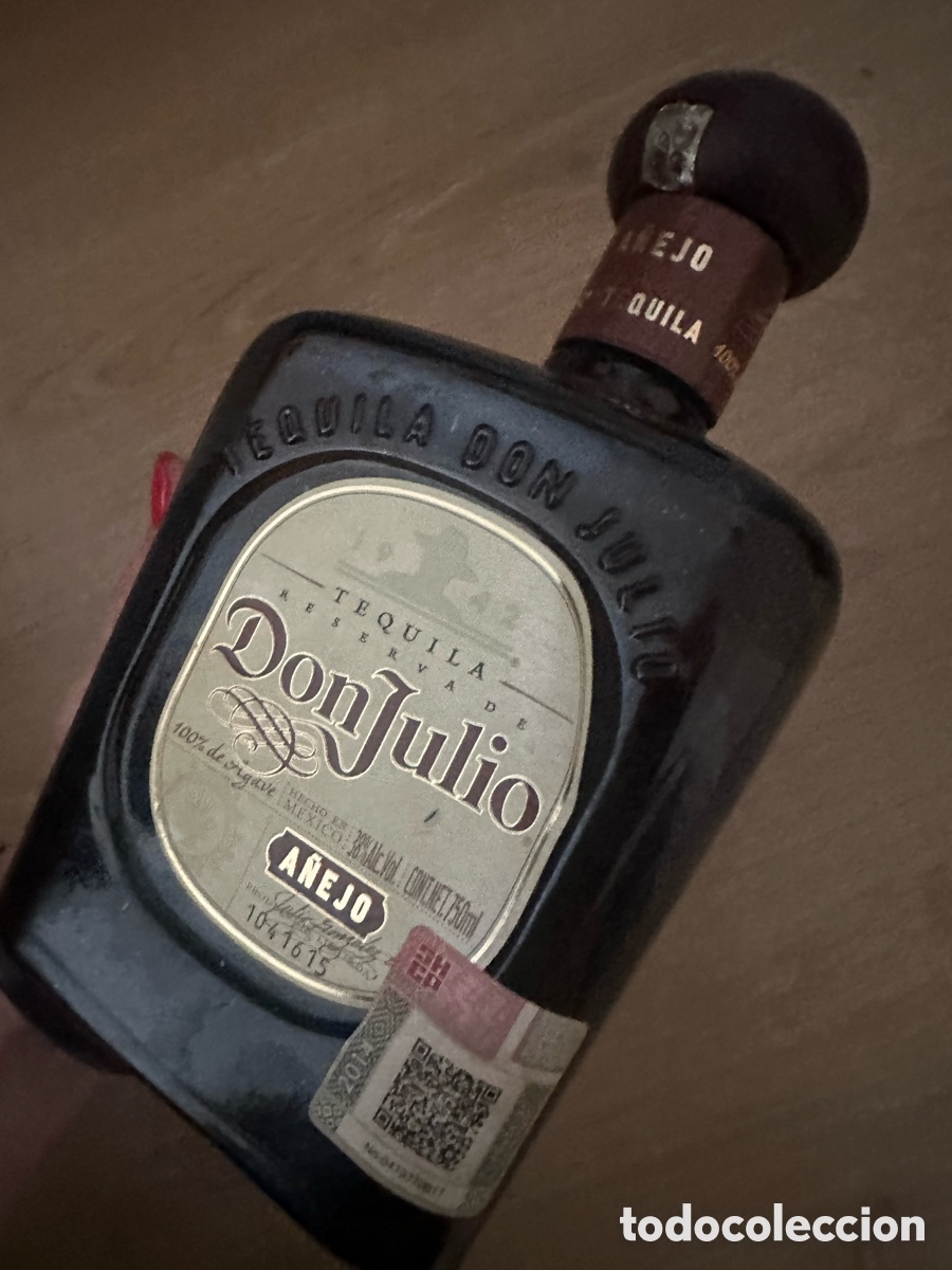 Botellas antiguas: BOTELLA DE TEQUILA RESERVA DON JULIO - Foto 3