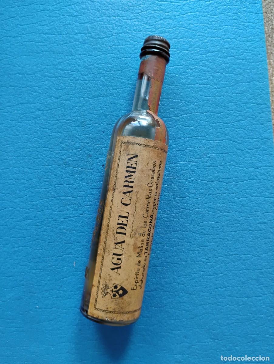 Botellas antiguas: ANTIGUA BOTELLA AGUA DEL CARMEN DE LOS CARMELITAS DESCALZOS TARRAGONA