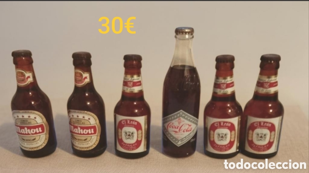 Botellas antiguas: Lote de bebidas variadas