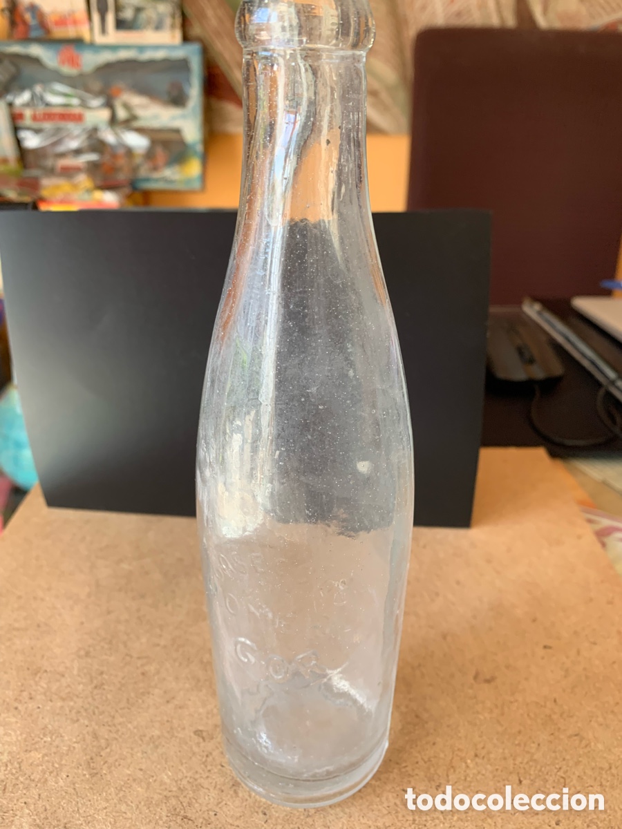 Botellas antiguas: ANTIGUA BOTELLA DE GASEOSAS ROMERO GOR.