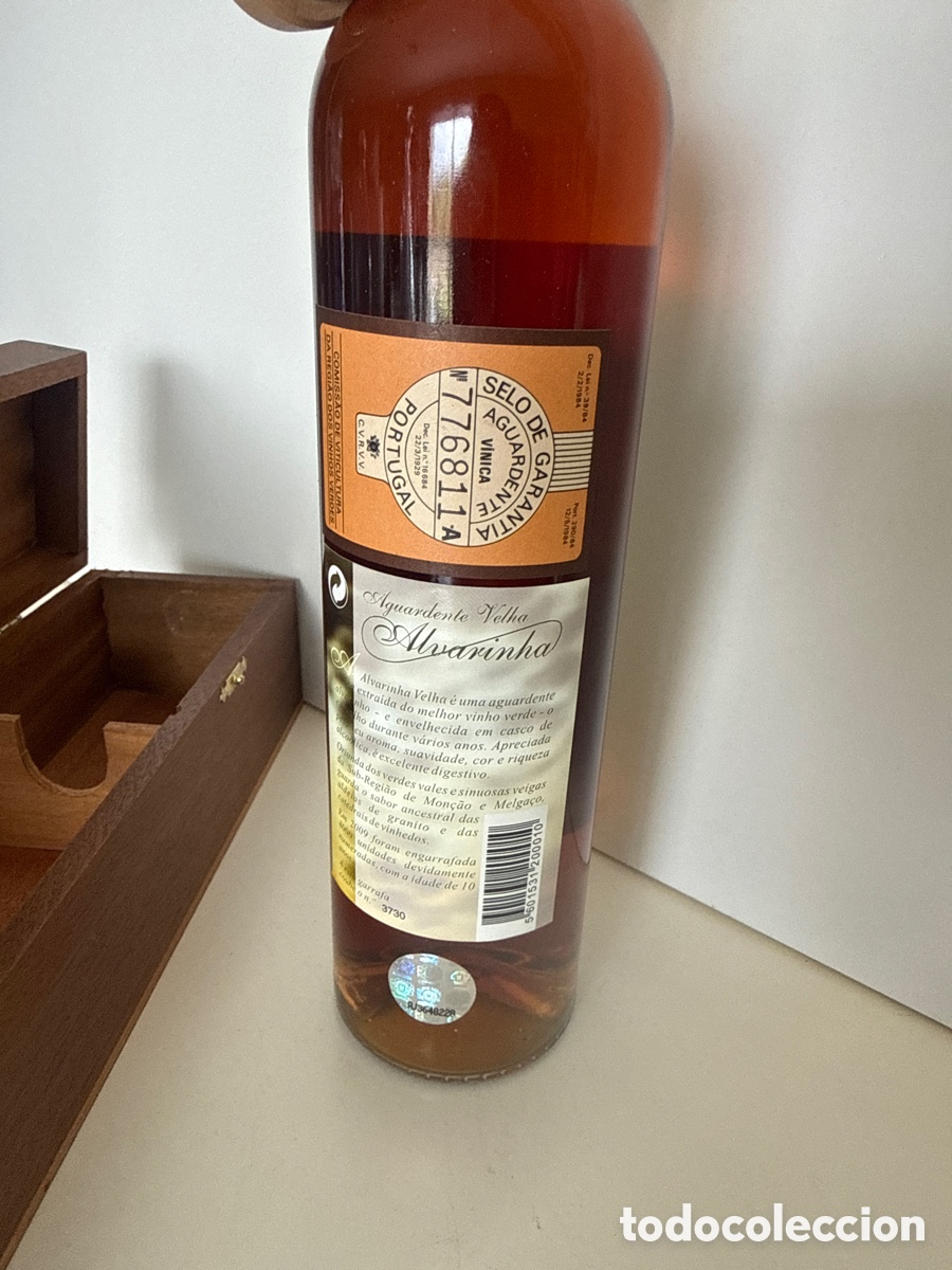 Botellas antiguas: Botella aguardiente portuguesa - Foto 2