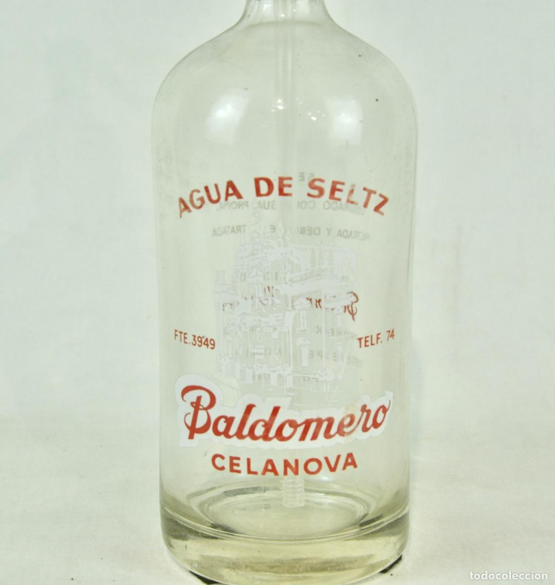Botellas antiguas: Sif&oacute;n Baldomero Celanova - Foto 4