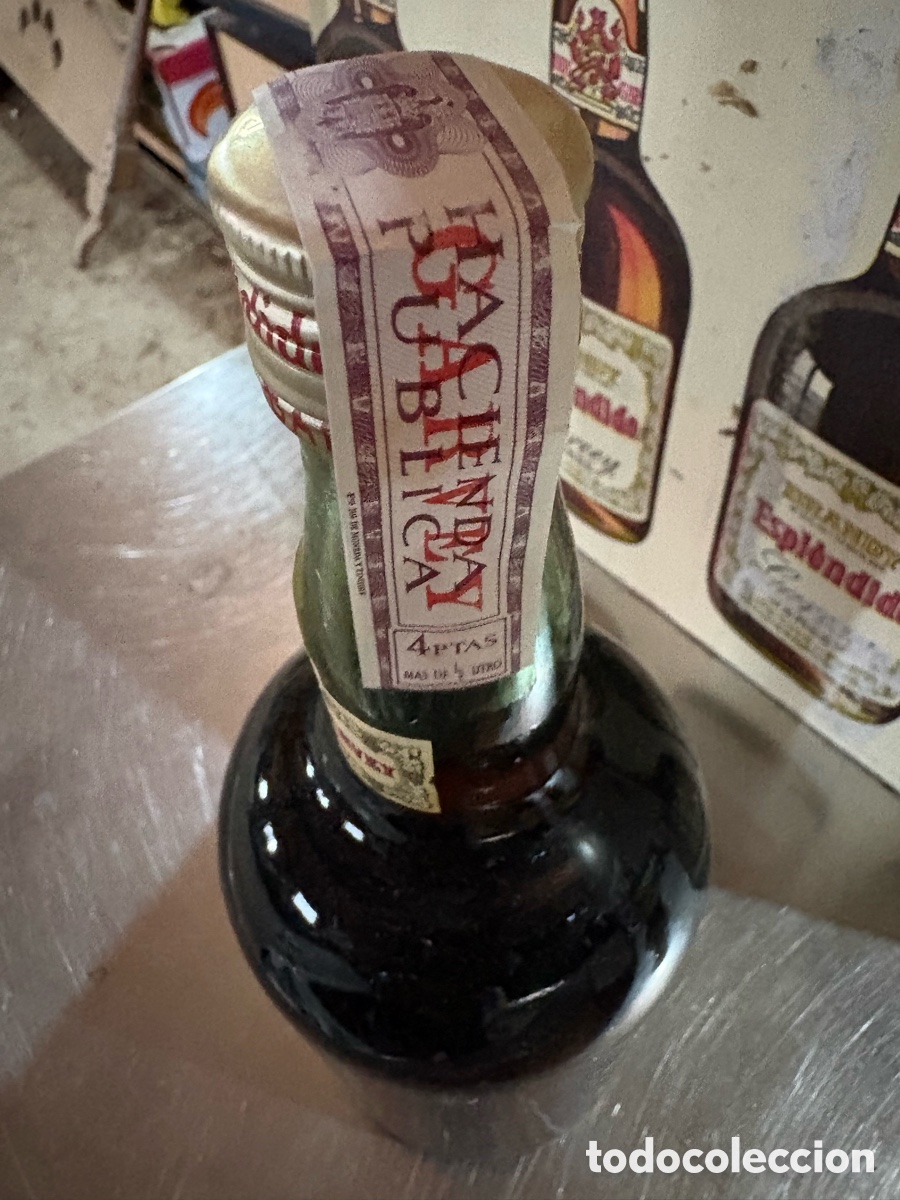 Botellas antiguas: Botella Brandy Espl&eacute;ndido Garvey - Foto 2