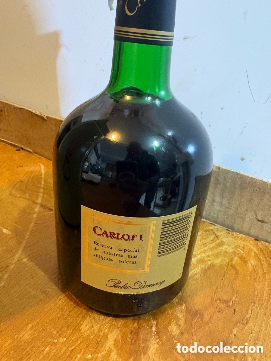 Botellas antiguas: Brandy Carlos 1 solera especial. - Foto 4